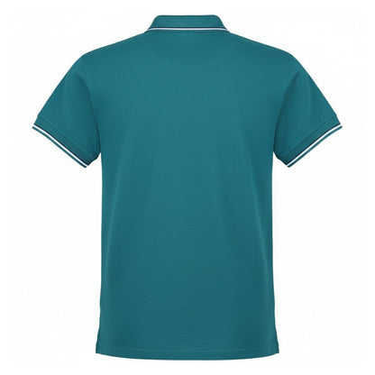 Green - Back - Aquascutum Mens Tipped Polo Shirt
