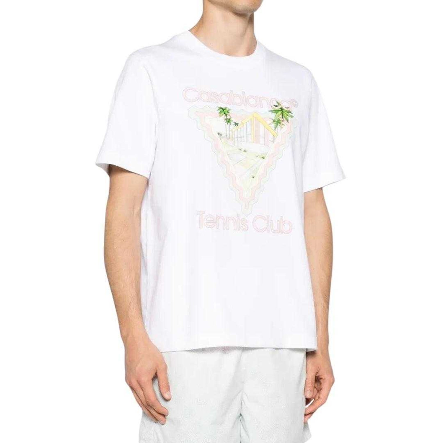 White - Lifestyle - Casablanca Mens Maison De Reve T-Shirt