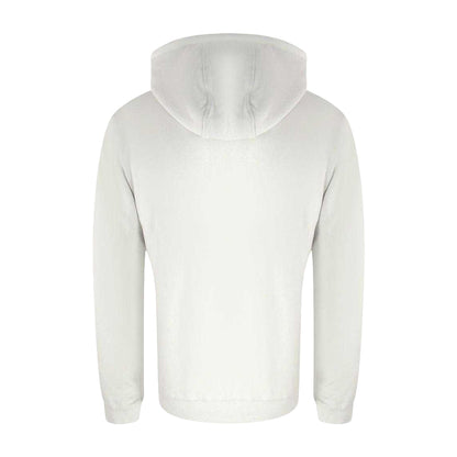 White - Back - Aquascutum Mens Active Bold Logo Hoodie