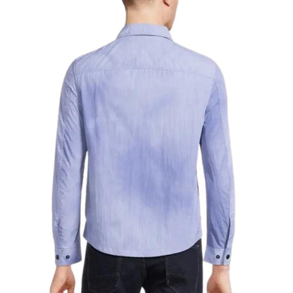 Purple - Back - Belstaff Mens Tactical Overshirt
