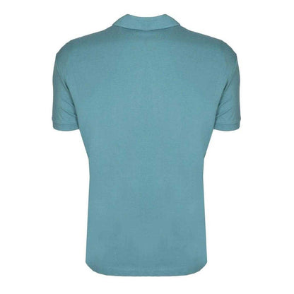 Blue - Back - Diesel Mens T-Harry Zip Neck Polo Shirt