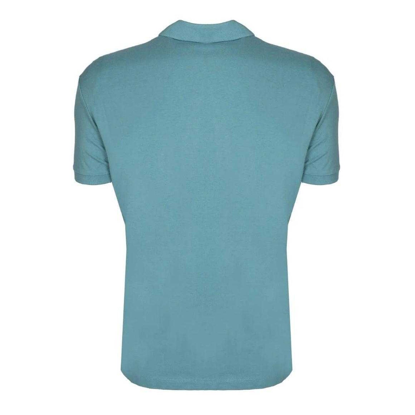 Blue - Back - Diesel Mens T-Harry Zip Neck Polo Shirt