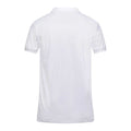 White - Back - Diesel Mens T-Harry Zip Neck Polo Shirt