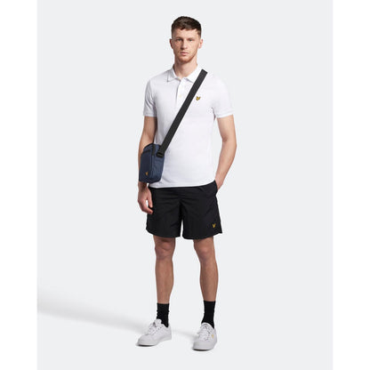 Grey-White - Lifestyle - Lyle & Scott Mens Logo Polo Shirt