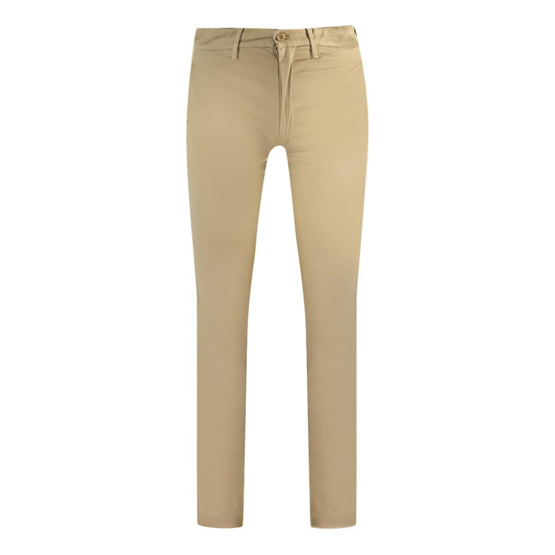 Beige - Front - Fred Perry Mens Trousers