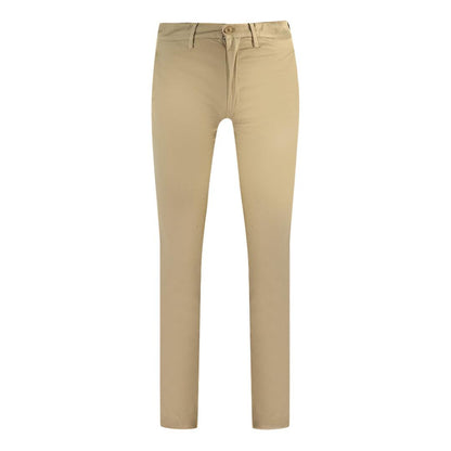 Beige - Front - Fred Perry Mens Trousers