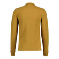 Caramel - Back - Fred Perry Unisex Adult Plain Long-Sleeved Polo Shirt