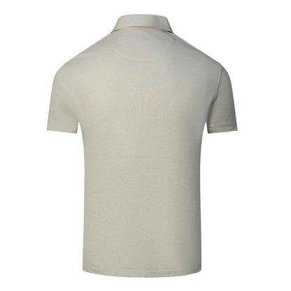 Beige - Back - Aquascutum Unisex Adult Aldis London Logo Polo Shirt