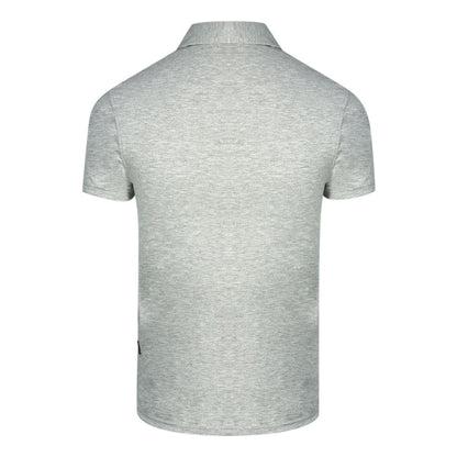 Grey-Black - Back - Aquascutum Unisex Adult Aldis London Logo Polo Shirt