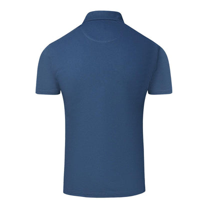 Navy - Back - Aquascutum Unisex Adult Aldis London Logo Polo Shirt