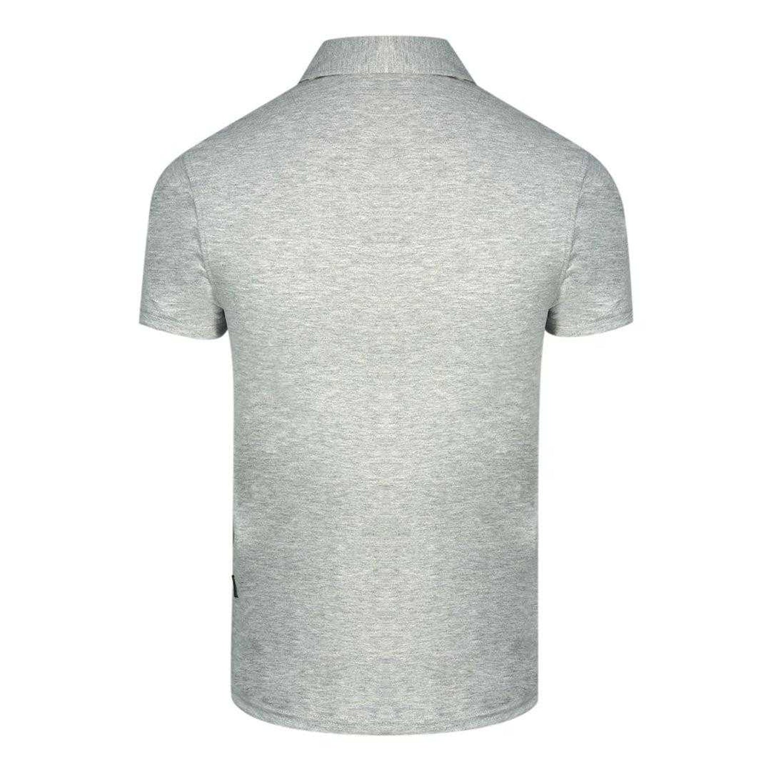Grey - Back - Aquascutum Unisex Adult Aldis London Logo Polo Shirt