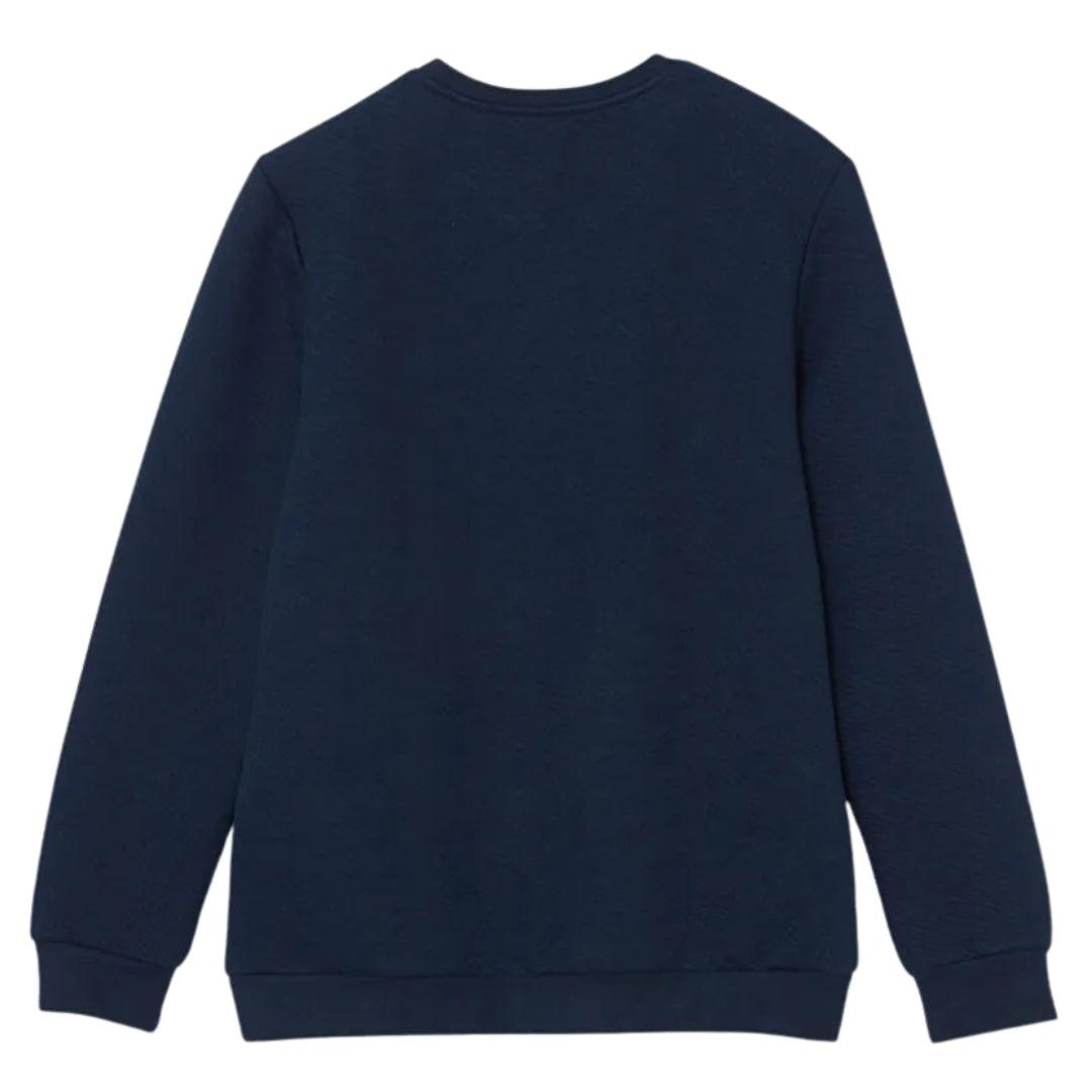 Navy Blue - Back - Diesel Unisex Adult Monotone Logo Sweatshirt