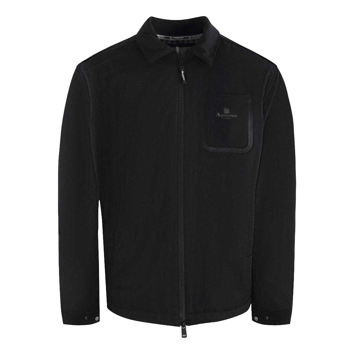 Black - Front - Aquascutum Mens Active Coach Jacket