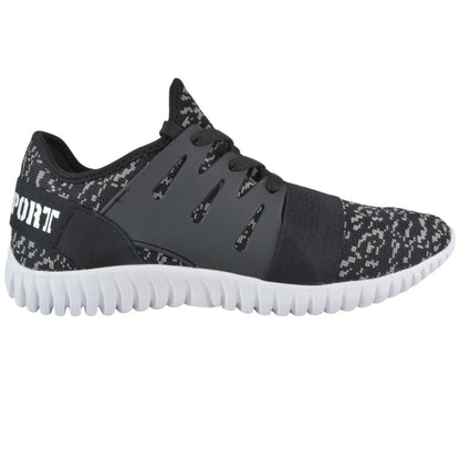 Black - Front - Plein Sport Mens Runner Trainers