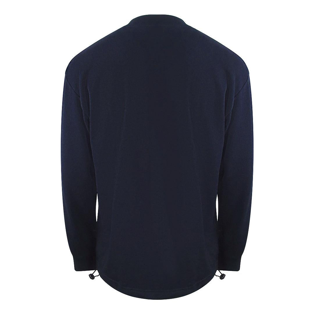 Navy Blue - Back - Ice Iceberg Mens Logo Sweatshirt