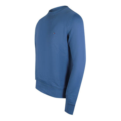 Blue - Side - Tommy Hilfiger Mens Faded Crew Neck Sweatshirt