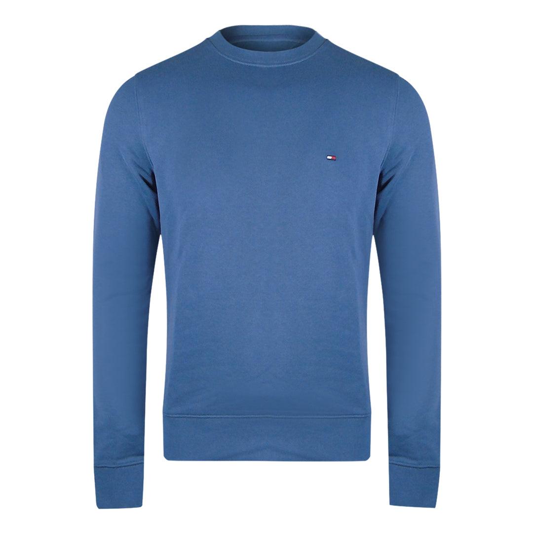 Blue - Front - Tommy Hilfiger Mens Faded Crew Neck Sweatshirt