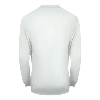 Off White - Back - Cavalli Class Unisex Adult Floral Logo Sweatshirt