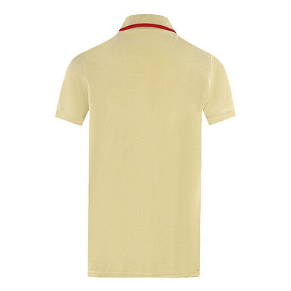 Light Yellow - Back - Aquascutum Mens London 1851 Polo Shirt