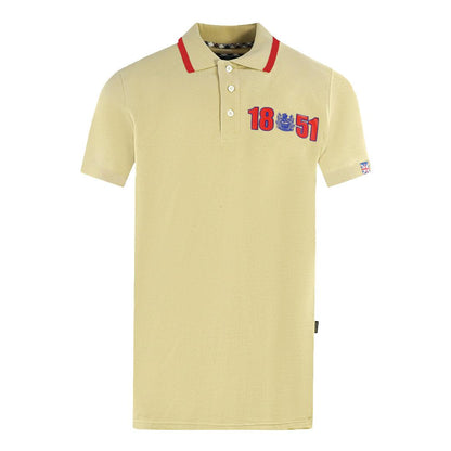 Light Yellow - Front - Aquascutum Mens London 1851 Polo Shirt