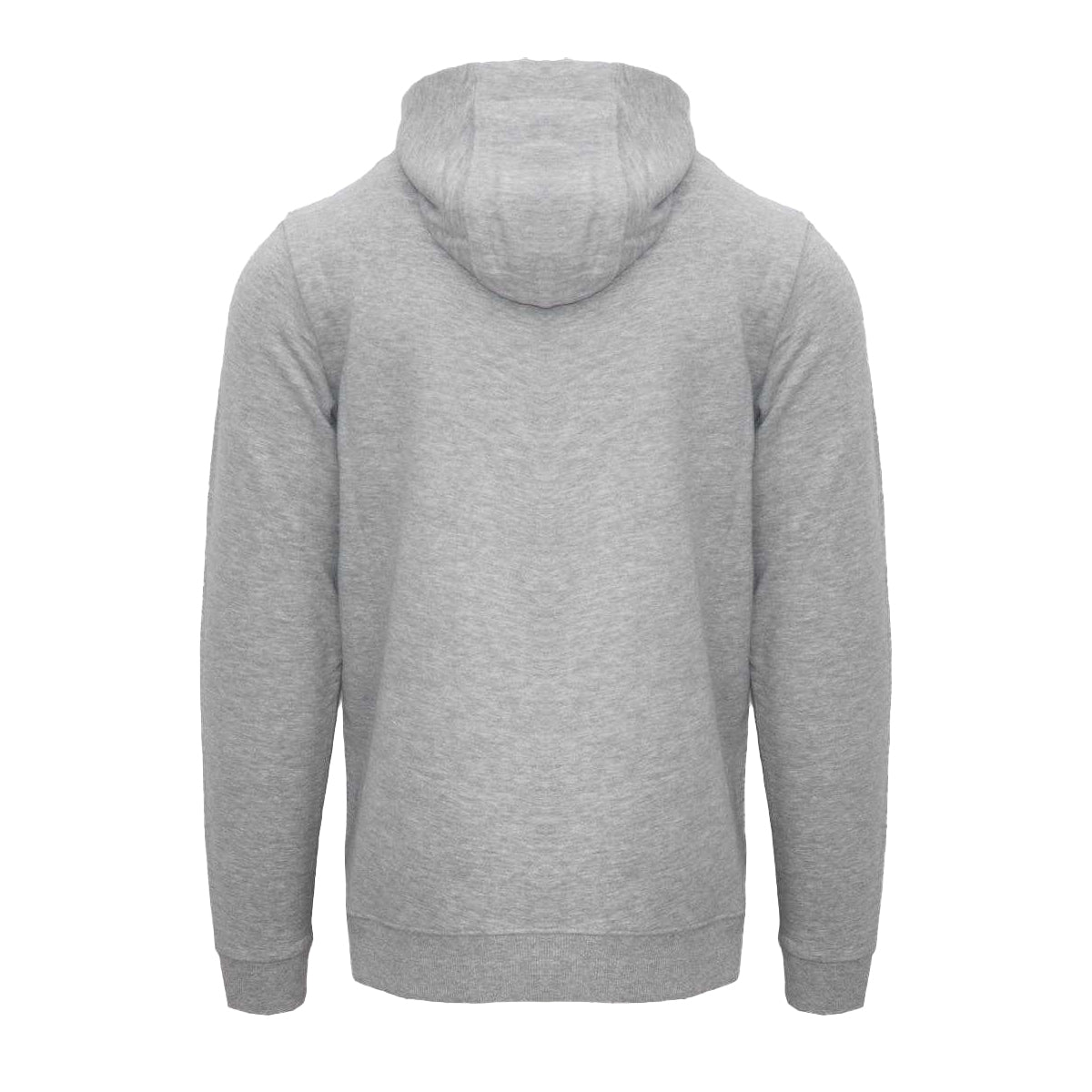 Grey - Back - Aquascutum Mens Aldis Emblem Logo Hoodie