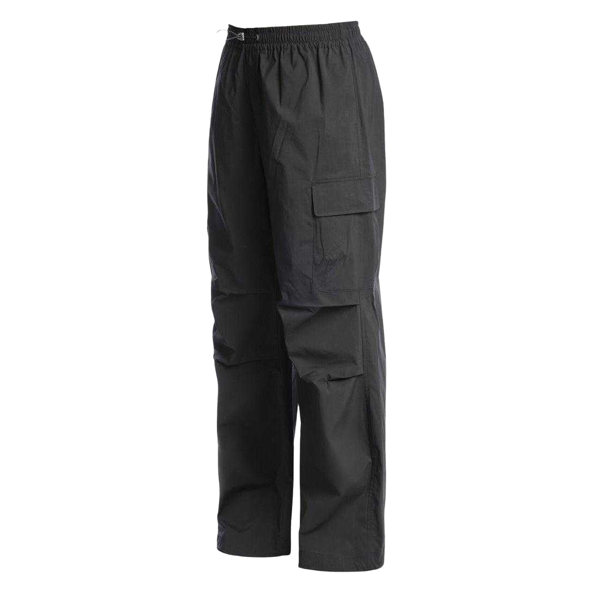 Black - Side - Parajumpers Womens-Ladies Avice Wide Leg Trousers