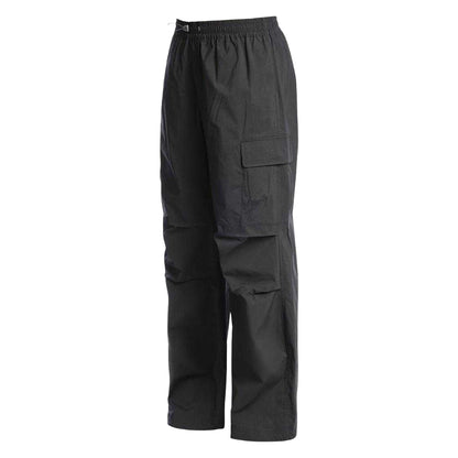 Black - Side - Parajumpers Womens-Ladies Avice Wide Leg Trousers