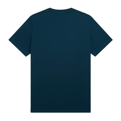 Blue - Back - Fred Perry Childrens-Kids Embroidered T-Shirt