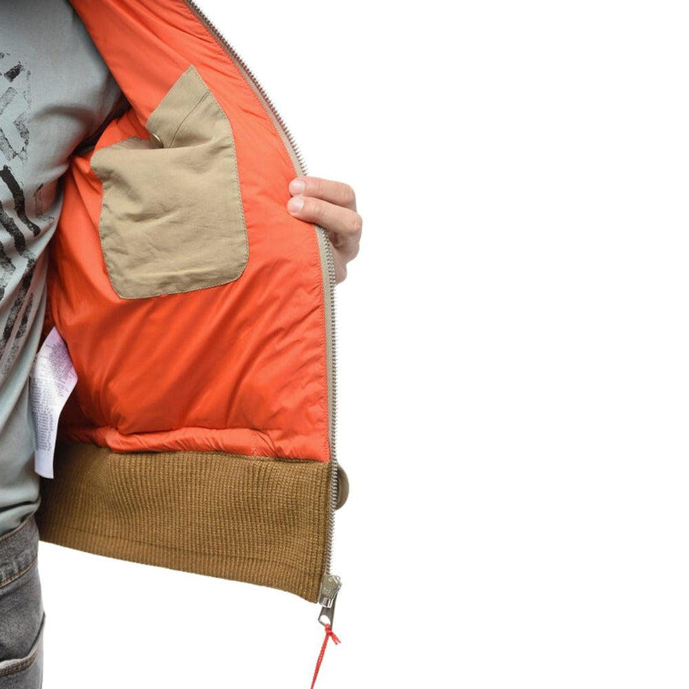 Coriander-Light Green - Side - Diesel Mens Plain Down Jacket