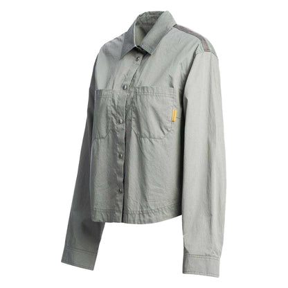 Grey - Side - Parajumpers Womens-Ladies Button Jacket