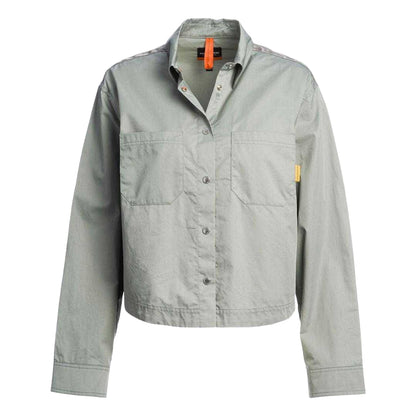 Grey - Front - Parajumpers Womens-Ladies Button Jacket
