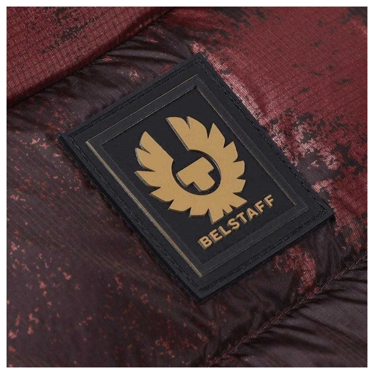Lava Red - Side - Belstaff Womens-Ladies Laurel Abstract Gilet