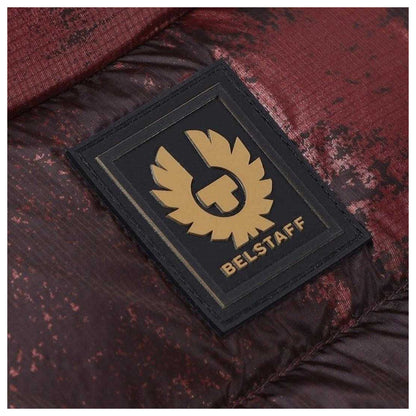 Lava Red - Side - Belstaff Womens-Ladies Laurel Abstract Gilet
