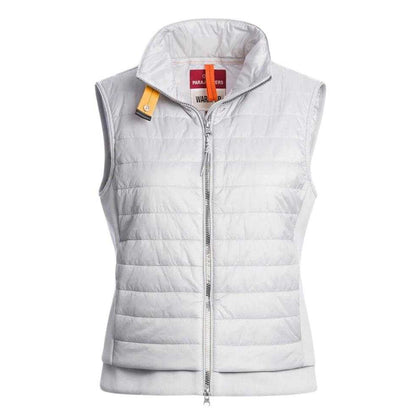 White - Front - Parajumpers Womens-Ladies Hennie Dawn Gilet