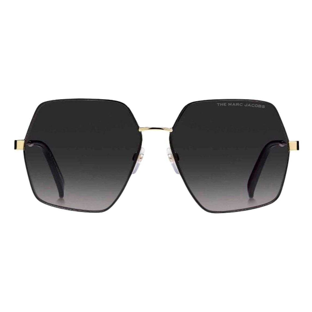 Gold-Black - Back - Marc Jacobs Womens-Ladies Geometric Sunglasses