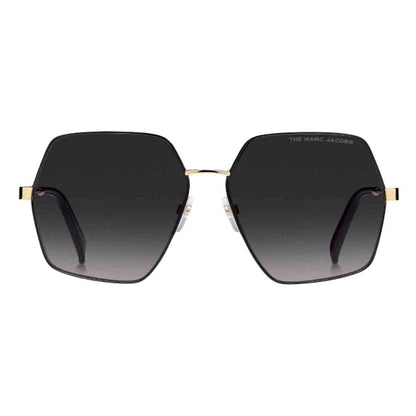 Gold-Black - Back - Marc Jacobs Womens-Ladies Geometric Sunglasses