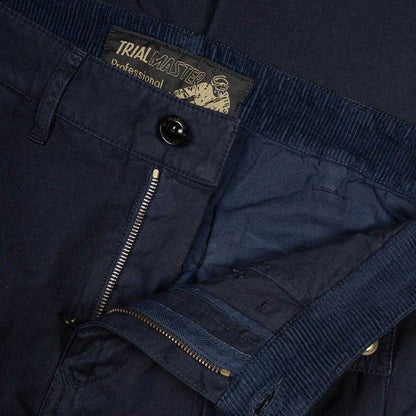 Navy Blue - Side - Belstaff Womens-Ladies Trialmaster Cargo Trousers