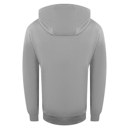 Grey - Back - Ice Iceberg Mens Block Logo Hoodie