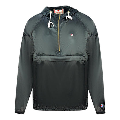 Green-Black - Front - Champion Mens Hooded Soft Shell Jacket