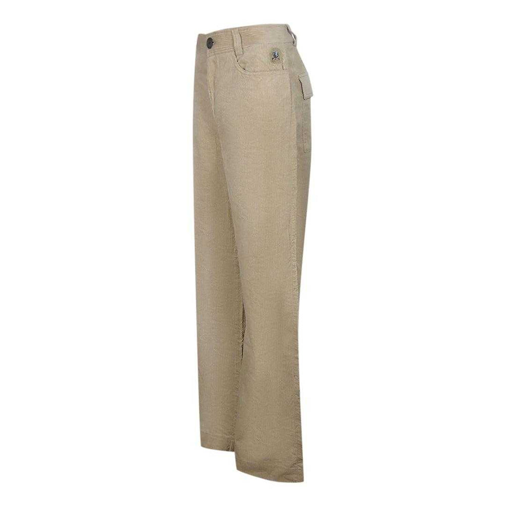 Beige - Side - Parajumpers Mens Lorenza Sun Kissed Corduroy Trousers