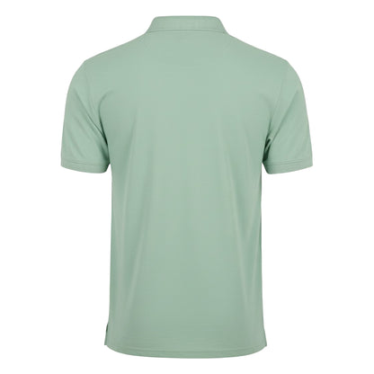 Light Green - Back - Lyle & Scott Mens Plain Logo Polo Shirt