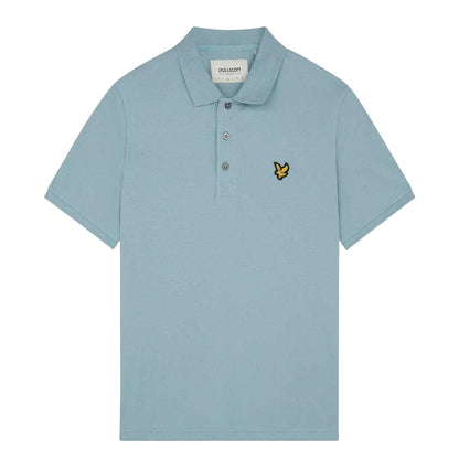 Blue - Front - Lyle & Scott Mens Chest Logo Branded Polo Shirt