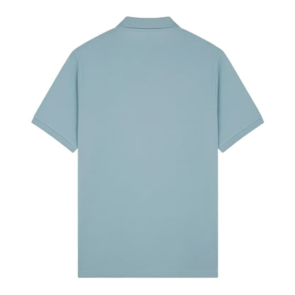 Blue - Back - Lyle & Scott Mens Chest Logo Branded Polo Shirt