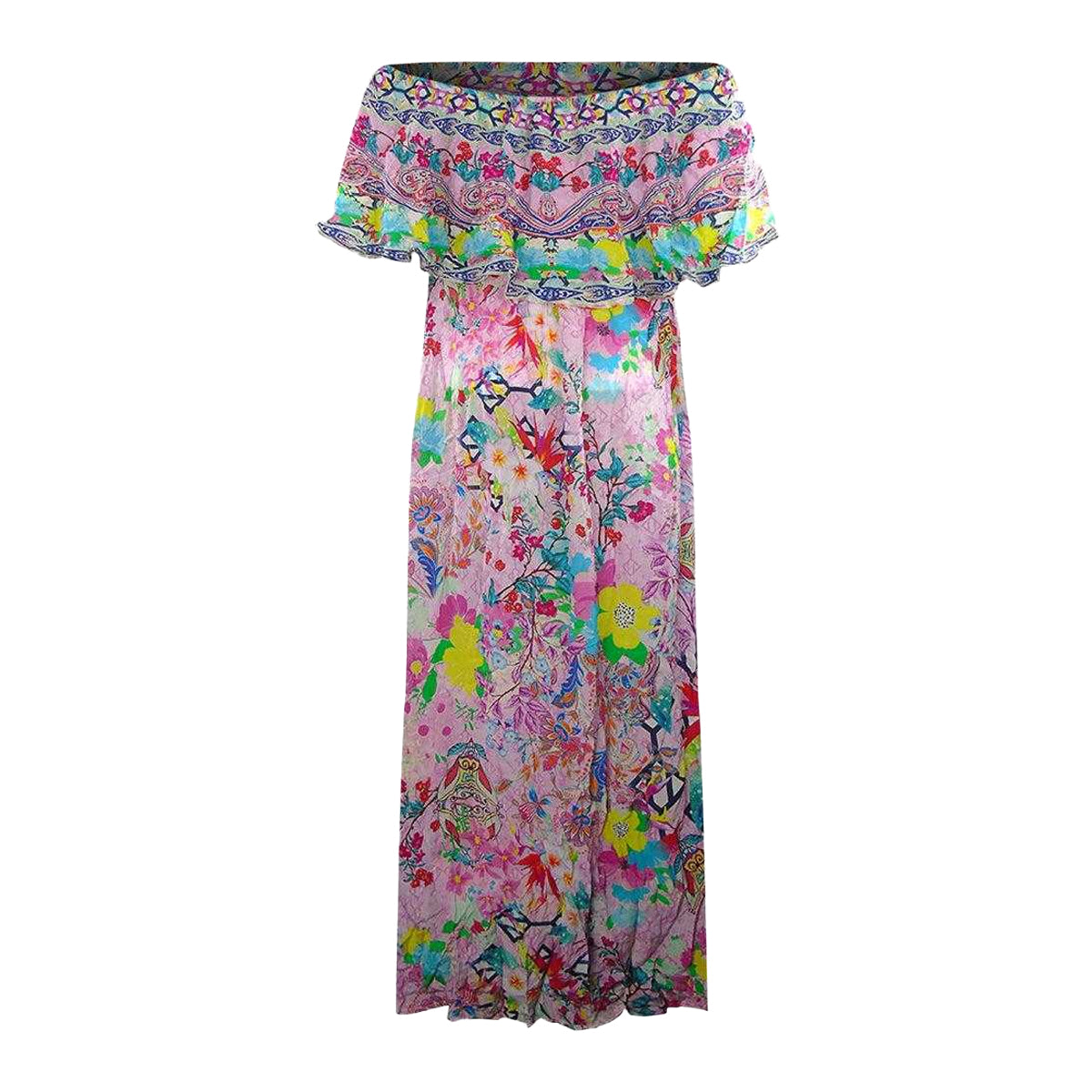 Multicoloured - Front - Inoa Womens-Ladies Keukenhoff Floral Dress