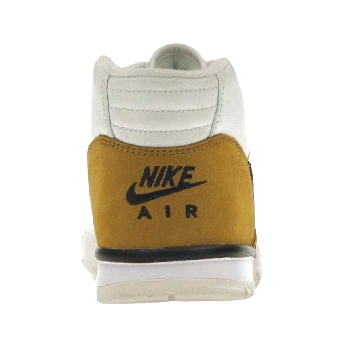 White-Bronze-Black - Back - Nike Mens Air 1 Leather Trainers