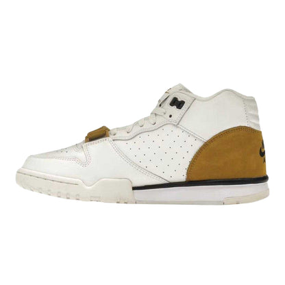 White-Bronze-Black - Side - Nike Mens Air 1 Leather Trainers
