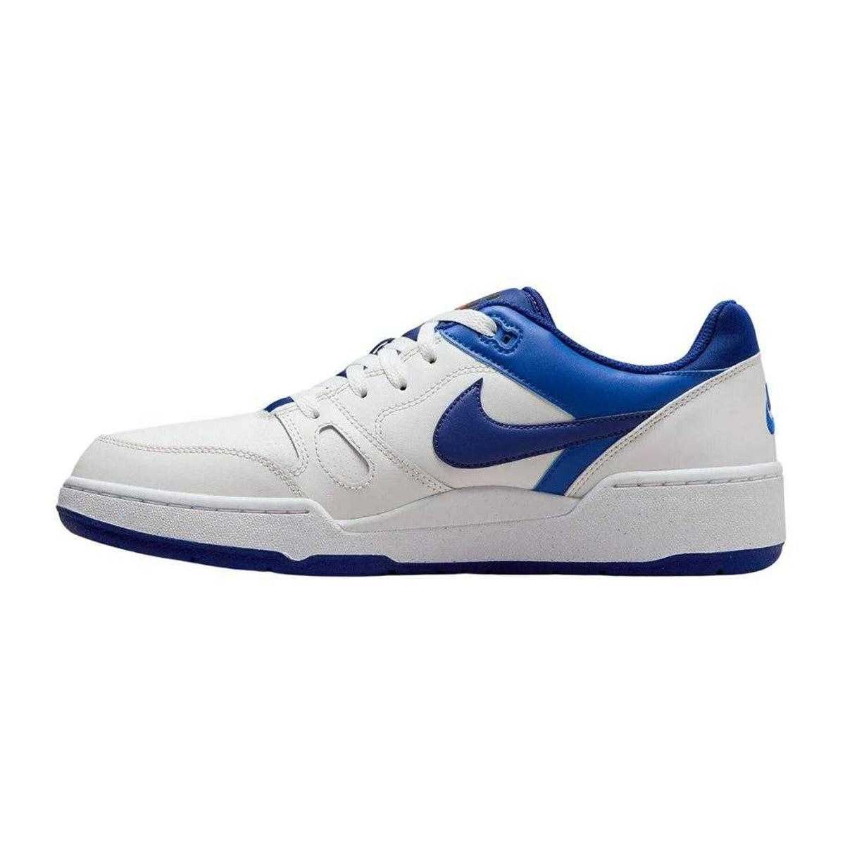 Royal Blue - Side - Nike Mens Full Force Leather Low Trainers