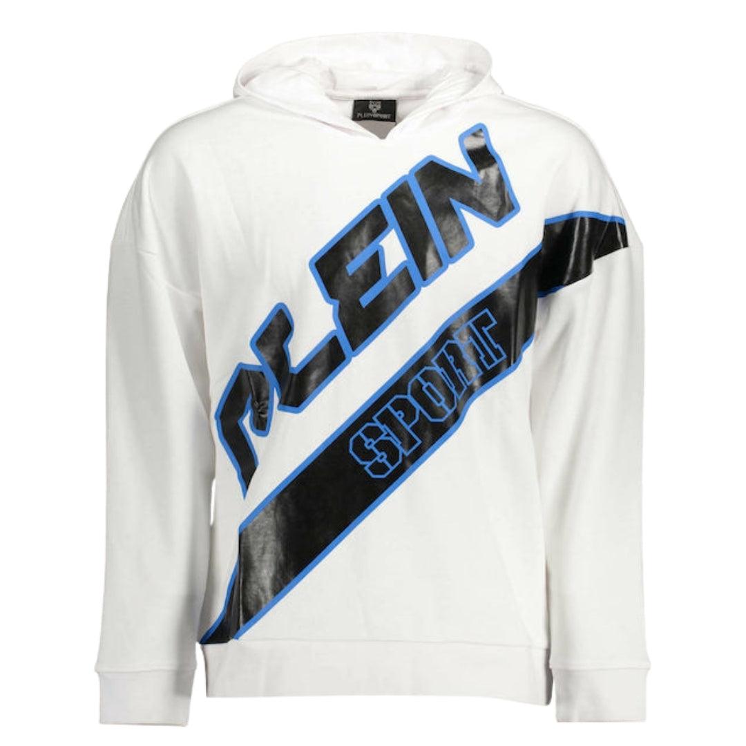 White - Front - Plein Sport Unisex Adult Large Logo Hoodie