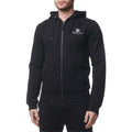 Black - Lifestyle - Aquascutum Mens Active Small Logo Full Zip Hoodie