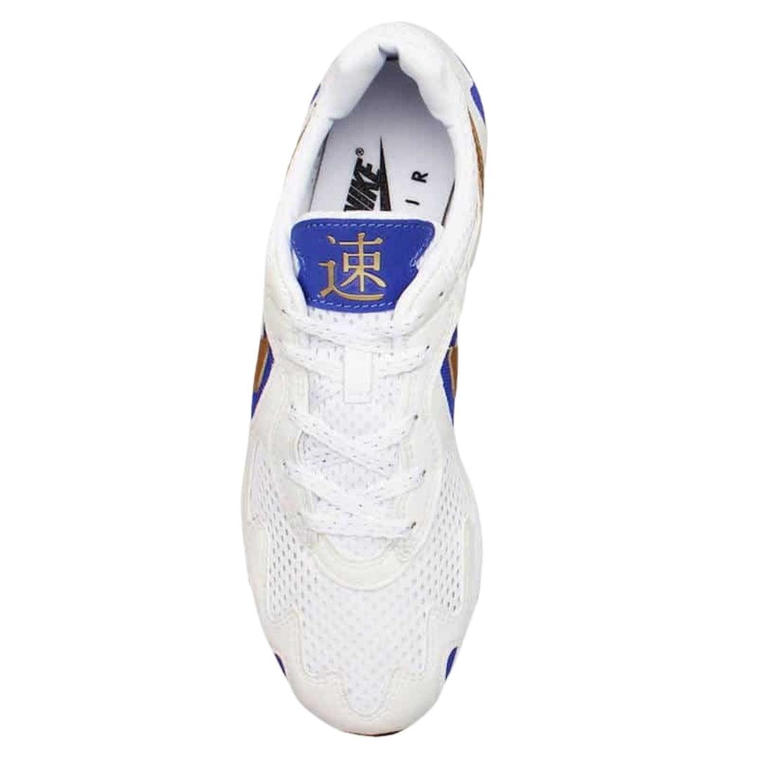 White-Orange-Blue - Side - Nike Mens Nike Air Streak Lite Trainers